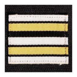 Grade / Galon de Poitrine Gendarmerie D&eacute;partementale Lieutenant Colonel Souple
