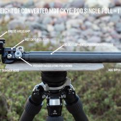 R3d jambes carbones pour bipied mdt CKYE-POD