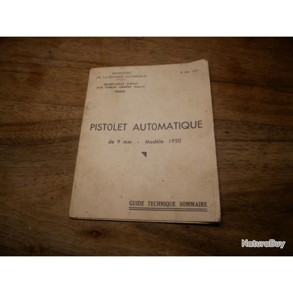 Notice sommaire de PA MAC 50 dat� du 8 mai 1951