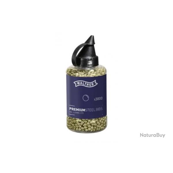 Billes Walther Premium Gold - 3000 BBs 4.5mm