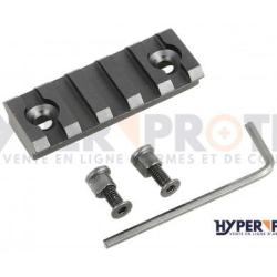 Rail Picatinny Keymod Mlock de 5,5 cm et 5 Slots