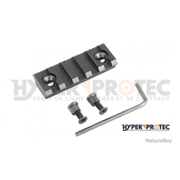 Rail Picatinny Keymod Mlock de 5,5 cm et 5 Slots