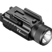 Lampe Tactique 1500 Lumens USB Rechargeable - Avec Attache Rail Picatinny - InTheTarget