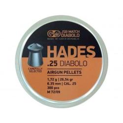 Plombs 6,35 mm JSB Hades Diabolo