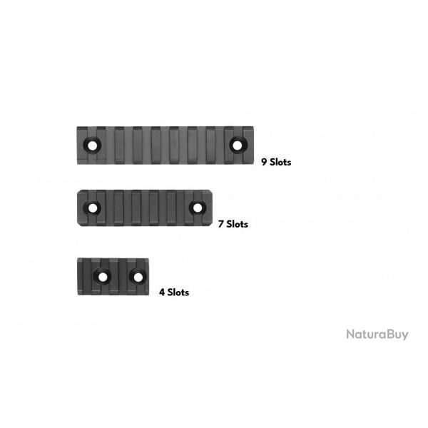Set de 3 rails M�tal - 4 + 7 + 9 Slots