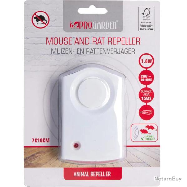 R�pulsif � ultrasons pour rats et souris - Couverture 15 m�