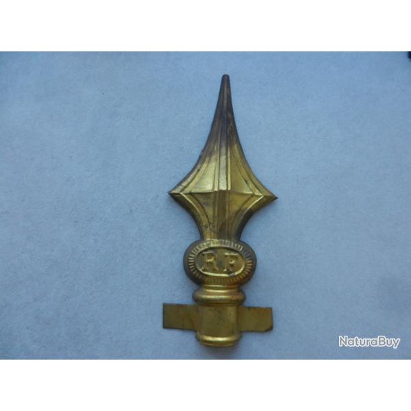 hampe pointe de drapeau tricolore fran�ais