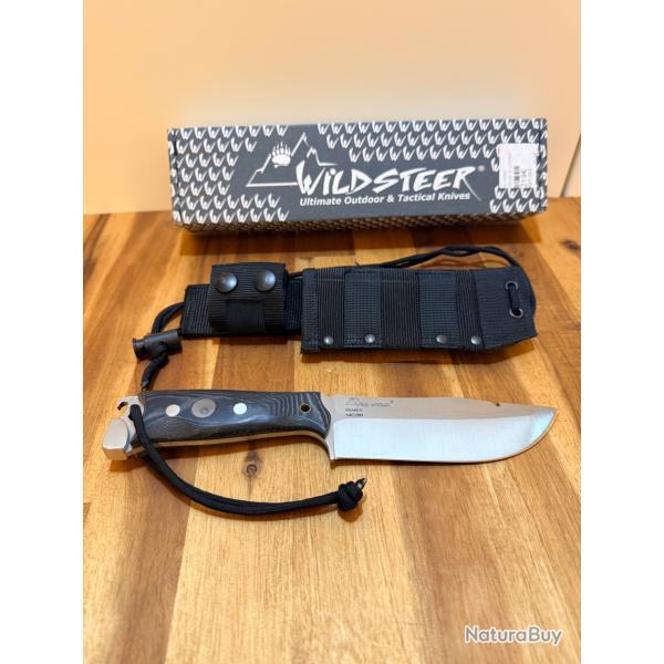 Wildsteer KODIAK - Couteau bushcraft fran�ais - neuf -
