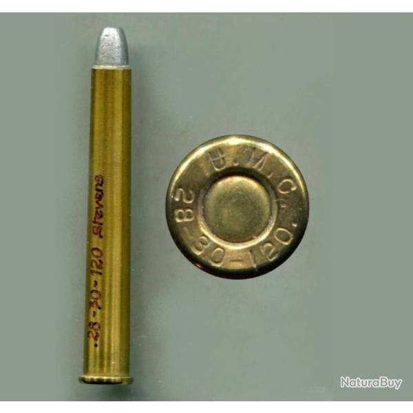.28-30-120 Stevens - TRES RARE  - Marquage : U.M.C.  28-30-120. - Balle plomb pointe creuse
