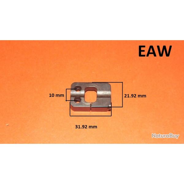 embase avant acier EAW entraxe 10mm - VENDU PAR JEPERCUTE (D23H58)