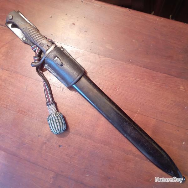 Tr�s rare ba�onnette Mauser 98/05 version police.