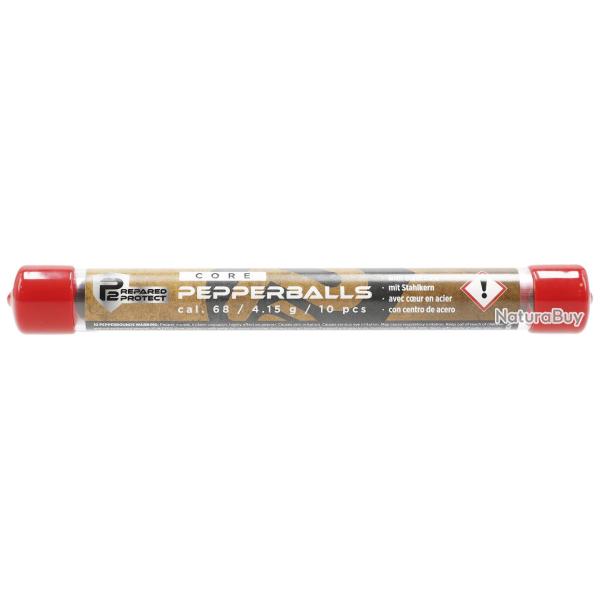 BILLES POIVRE NOYAU ACIER P2P CAL 68 X10