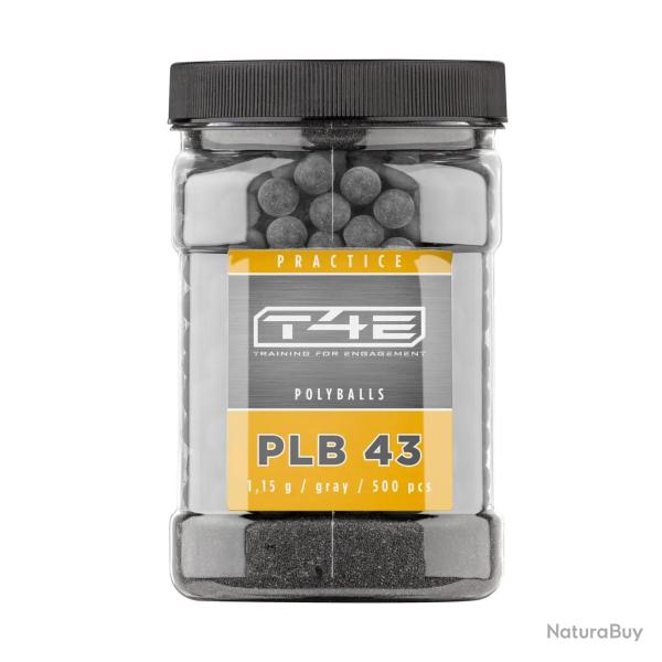 BILLES SYNTHETIQUES POUR PLINKING CAL 43 X500 - PRACTICE PLB 43