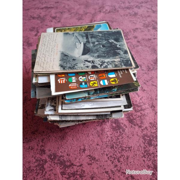 Lot de 250 cartes postales Suisse avec diversit� CPA CPSM CPM