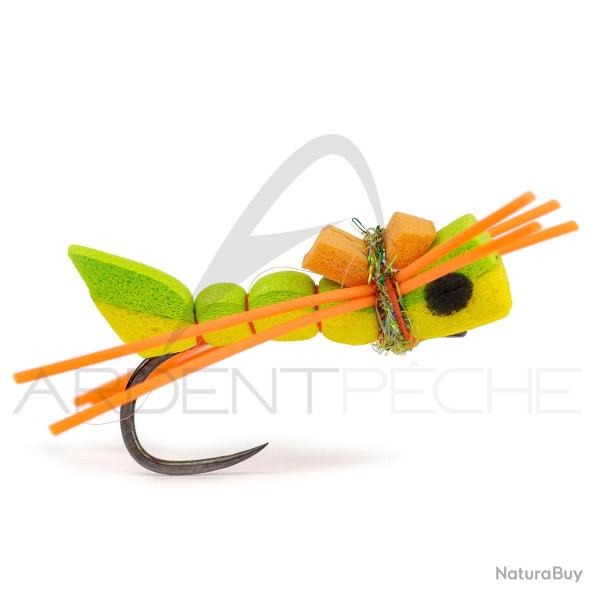 Mouche DK FLYSHOP TRS Hopper X Vert/Jaune H 14