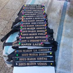 lot de bandeaux marine nationale,sous-marins,neufs, A L'UNITE OU EN LOTS!!!