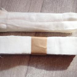 Pattes en tissu de nettoyage pour fusil, mousqueton, Schmidt Rubin K31, FASS 57. Coton d'Egypte