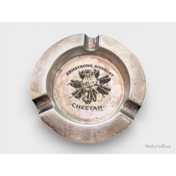 Vide-poche cendrier aviation Armstrong Siddeley Cheetah Mappin & Webb m�tal argent� - heritage Rolls