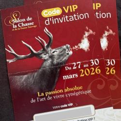 PASS VIP - Salon de la Chasse 2026