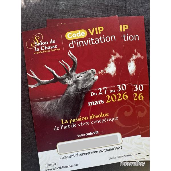 PASS VIP - Salon de la Chasse 2026