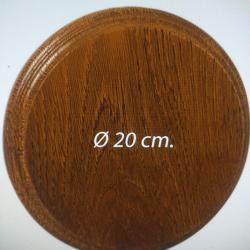 &Eacute;cusson en ch&ecirc;ne pour gr&egrave;s et d&eacute;fenses de sanglier 20 cm