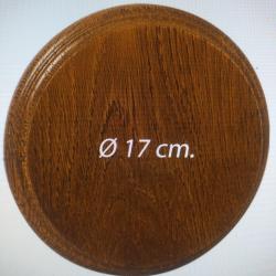 &Eacute;cusson en ch&ecirc;ne pour gr&egrave;s et d&eacute;fenses de sanglier 17 cm