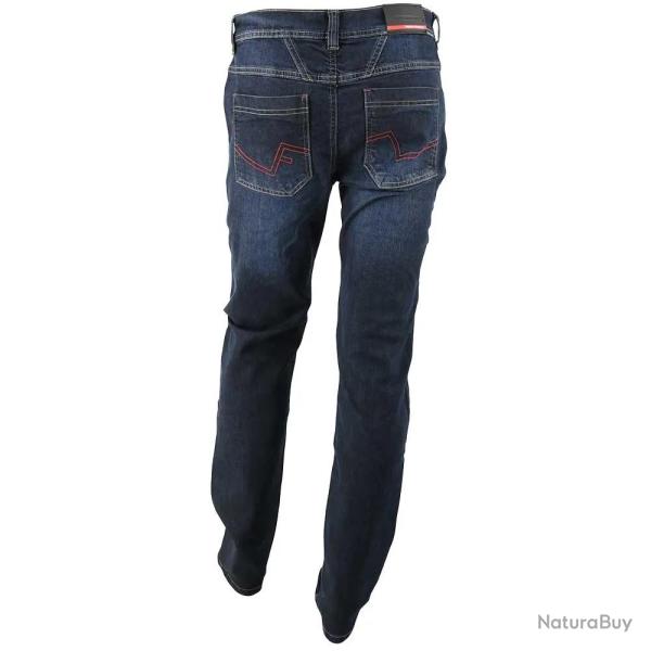 Jeans Roller Stretch 5 poches coton Bleu denim fonc� 40 � 54 52