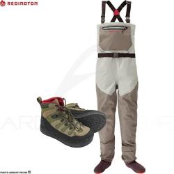 Pack Waders REDINGTON Sonic-Pro GREY + chaussures Forge feutre T10 (43)