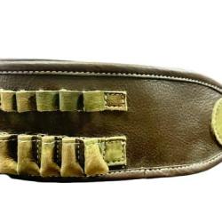 Cartouchi&egrave;re Cuir grande chasse commando (20 balles)