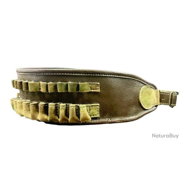 Cartouchi�re Cuir grande chasse commando (20 balles)
