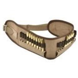Cartouchi&egrave;re grande chasse croute de cuir (20 balles)