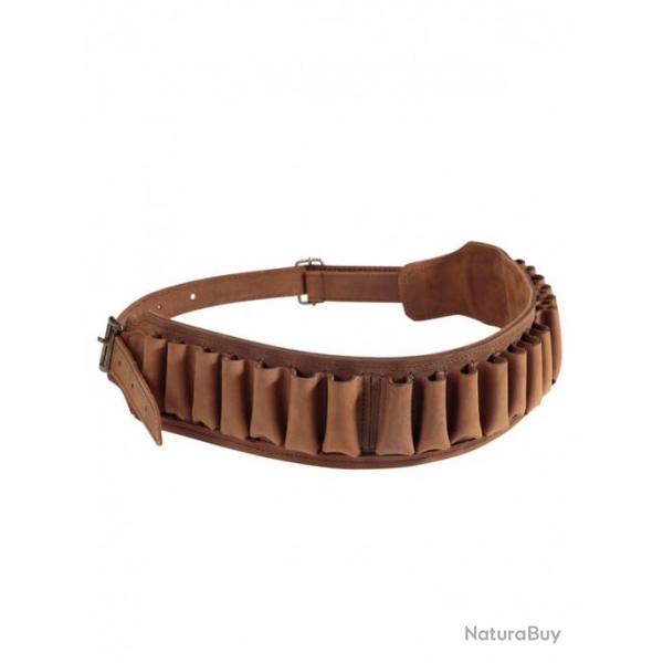 Cartouchi�re SHOOT HUNTING CUIR marron calibre 12 (20 cartouches)