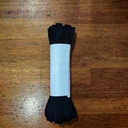 Lacets Tobby plats 180cm (couleurs au choix) Noir