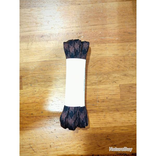 Lacets Tobby plats 180cm (couleurs au choix) Marron