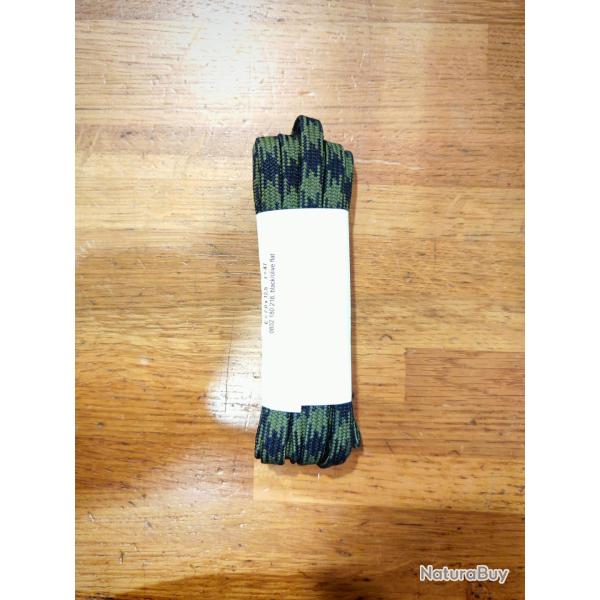 Lacets Tobby plats 180cm (couleurs au choix) Vert