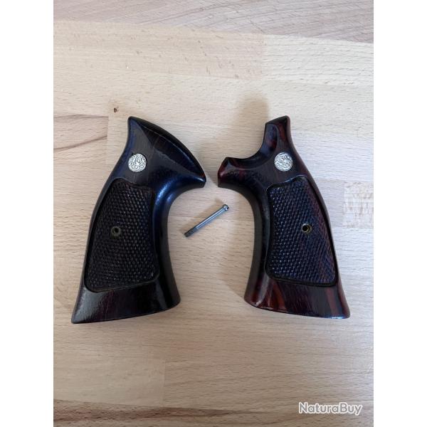 Crosse/Plaquettes Bois S&W carcasse K/L Square Butt