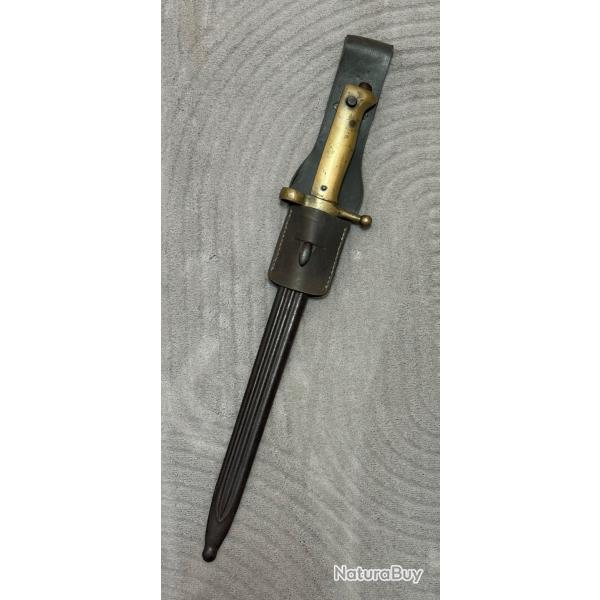 RARISSIME Ba�onnette Ersatz Vetterli Carcano 70-87-16 Italie WW1