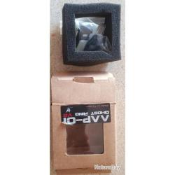 Mires Fibr&eacute;es Ghost Ring V2 CNC Noir pour AAP-01 airsoft