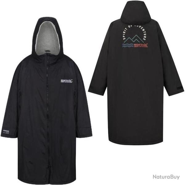 Veste peignoir imperm�able Regatta Proof Robe noir L/XL