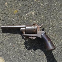 Revolver style Lefaucheux - 7 mm (19&egrave;me si&egrave;cle)