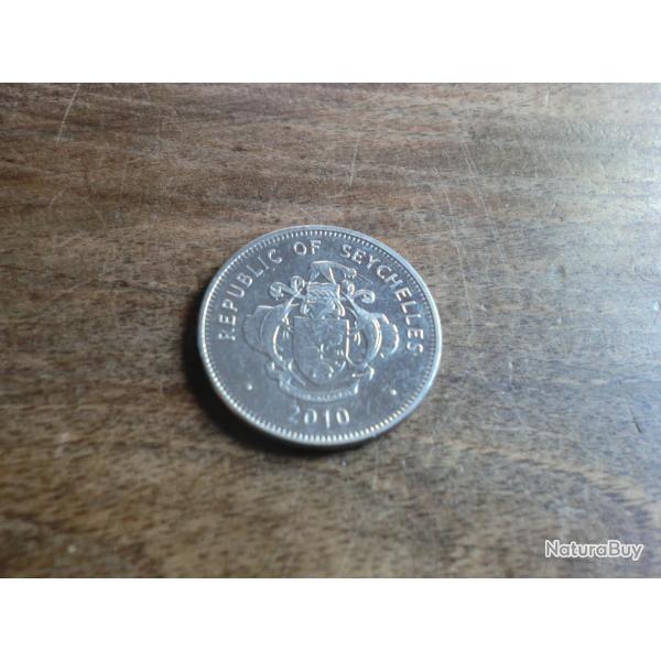 monnaie r�public of seychelles one ruppee 2010
