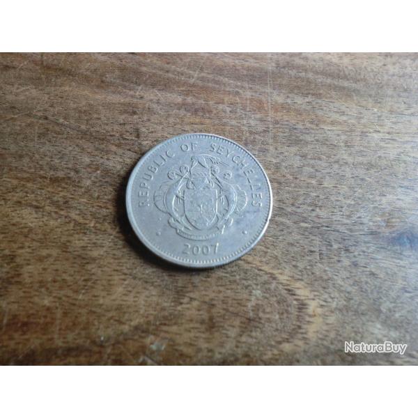monnaie r�public of seychelles one ruppee 2007