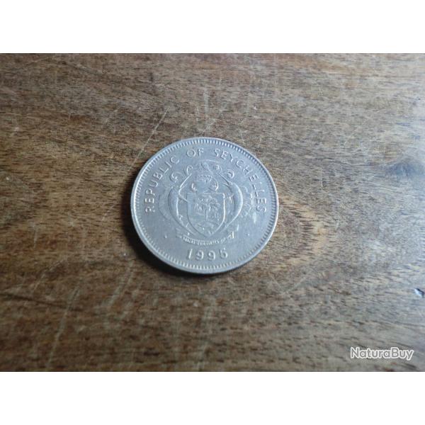 monnaie r�public of seychelles one ruppee 1995
