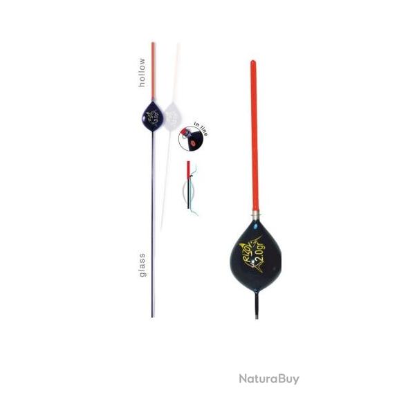 Flotteur CC 001 � fil int�rieur 0.10 gr Rouge