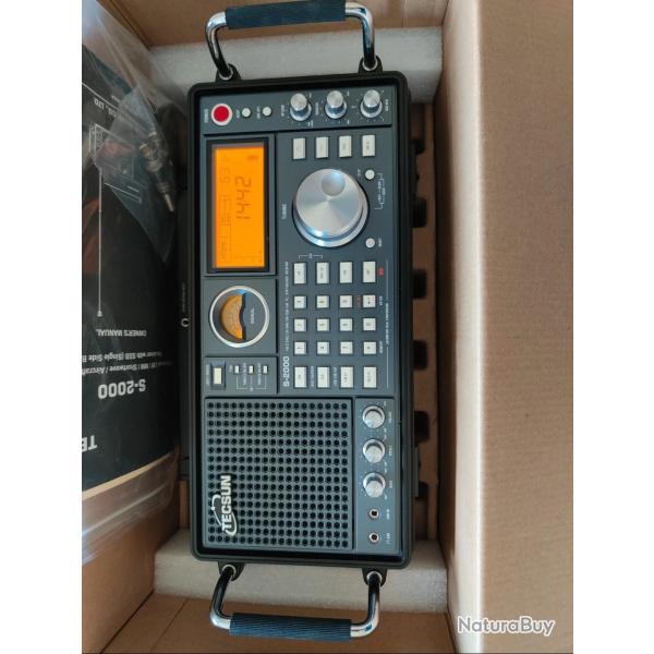 Tecsun S 2000 Radio PLL Receiver Neuf !FM st�r�o , MW , LW ,SW , AIR , SSB