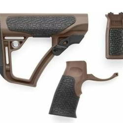Poign&eacute;e DANIEL DEFENSE Kit crosse 3 pi&egrave;ces Marron pour Ar15