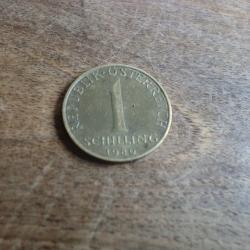 monnaie 1 schilling  1980
