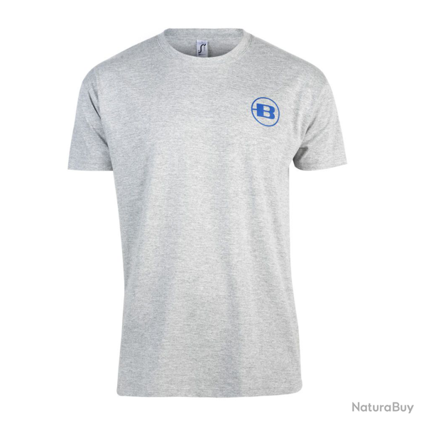 T-shirt Bergara Stamp Grey Heather - Xxxxl