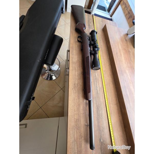 Carabine 22lr cz 457 varmint �quip�e lunette hawke Vantage 3-9x40