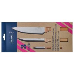 Set de 3 Couteaux Opinel Trio Parall&egrave;le